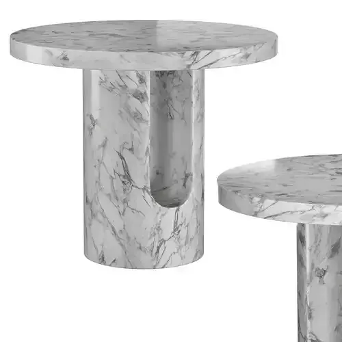 U-turn side table 3D model