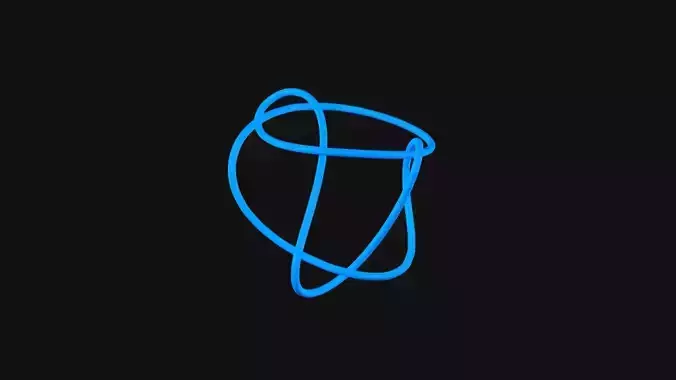 Knot 13 Low-poly 3D model