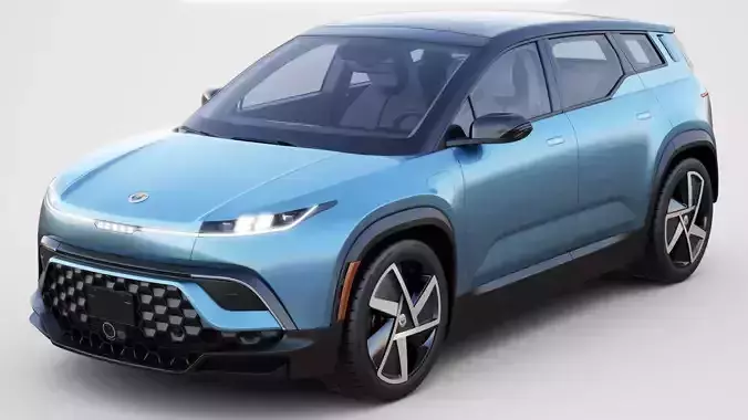 Electric Suv Ocean 2023 3D model