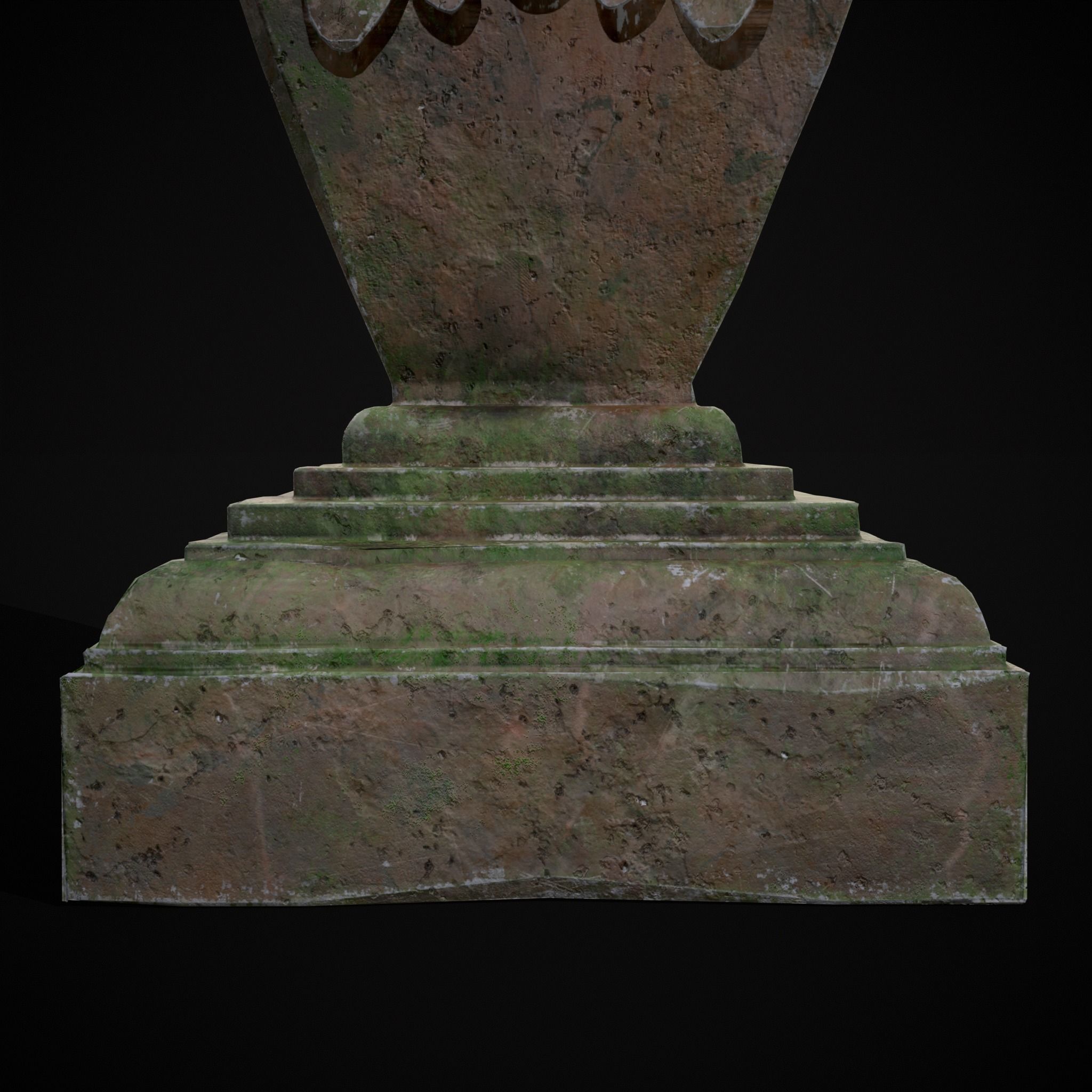 Garden Candle Decoration Low-poly 3D model_13