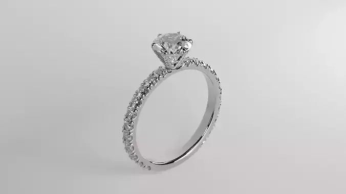 Engagement Diamonds Ring v02