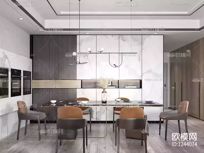 contemporary living room scene