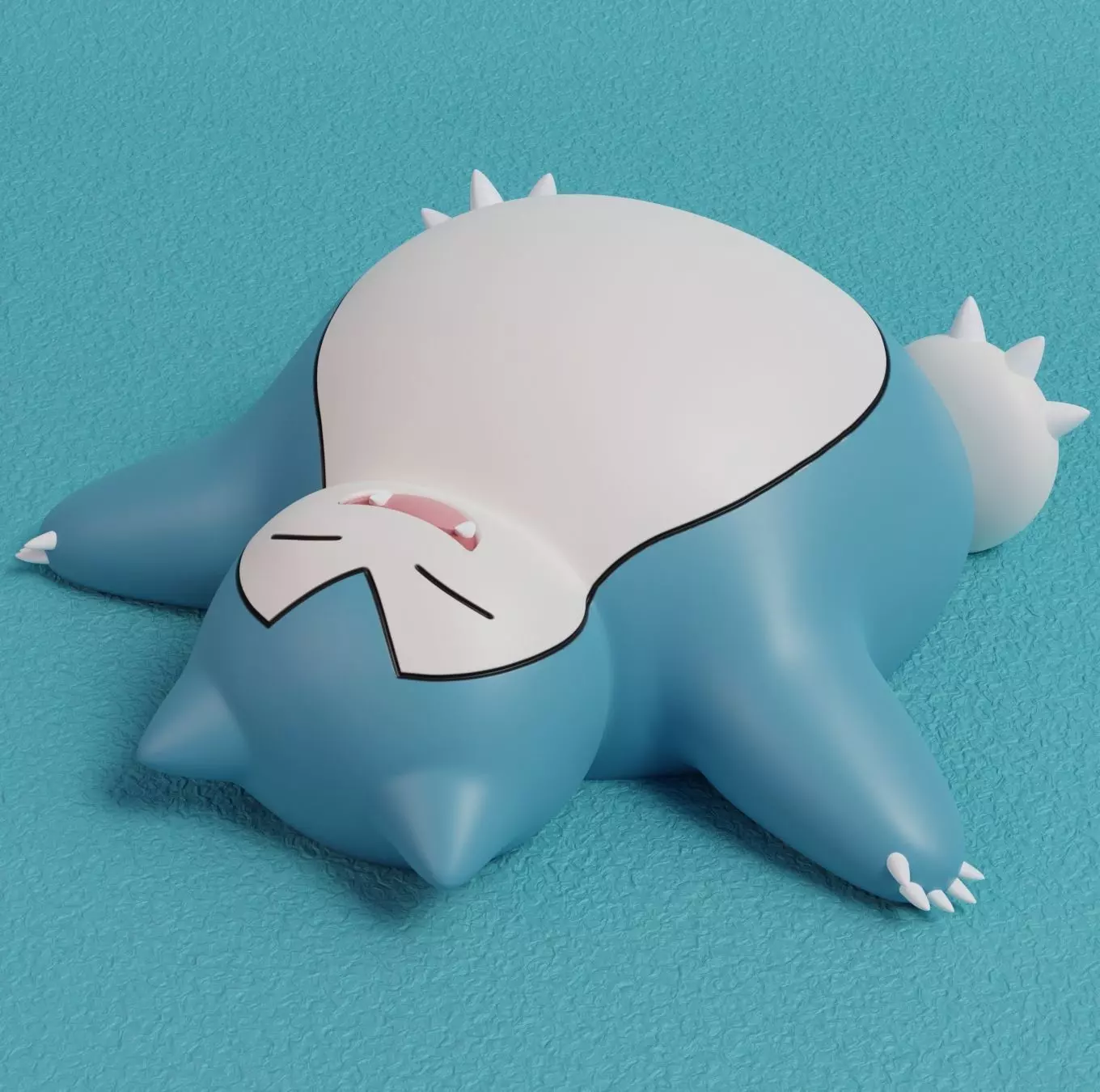 Pokemon - Sleeping Snorlax  3D print model_0