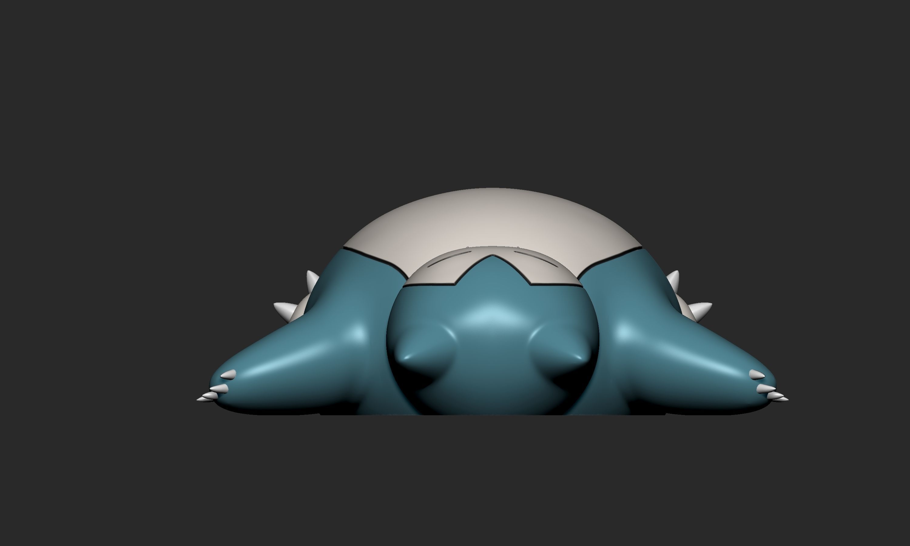Pokemon - Sleeping Munchlax and Snorlax 3D print model_8