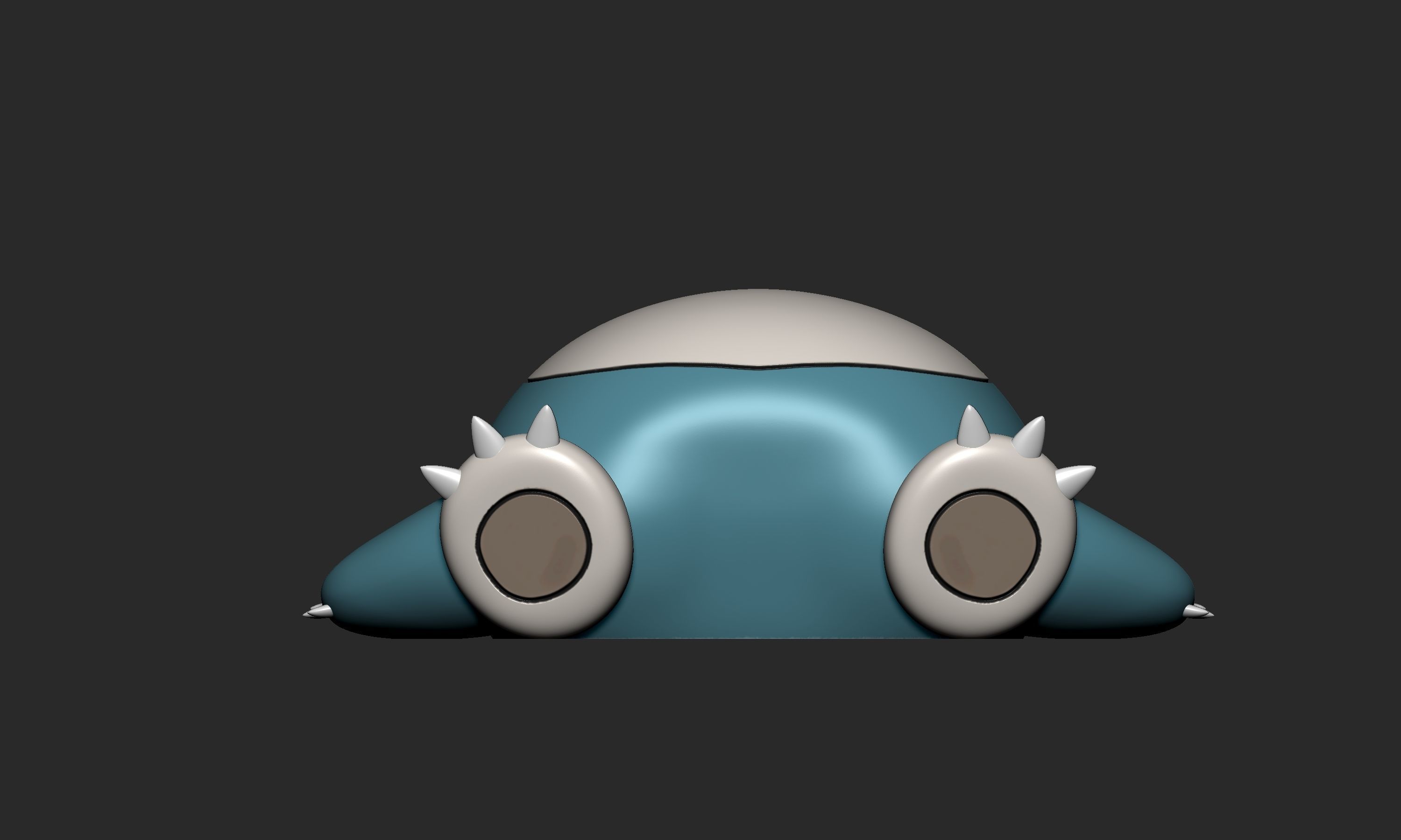 Pokemon - Sleeping Munchlax and Snorlax 3D print model_10