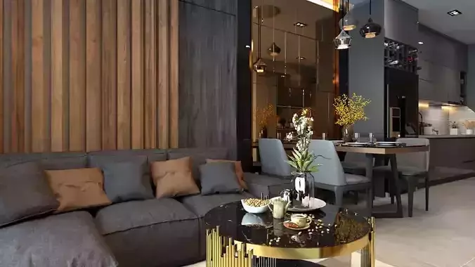 modern small apartment design 