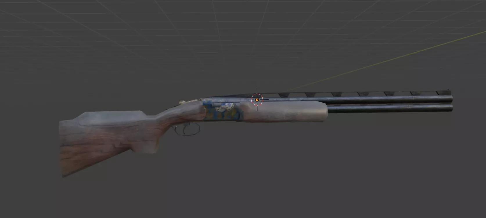 beretta 682 weapon Low-poly 3D model