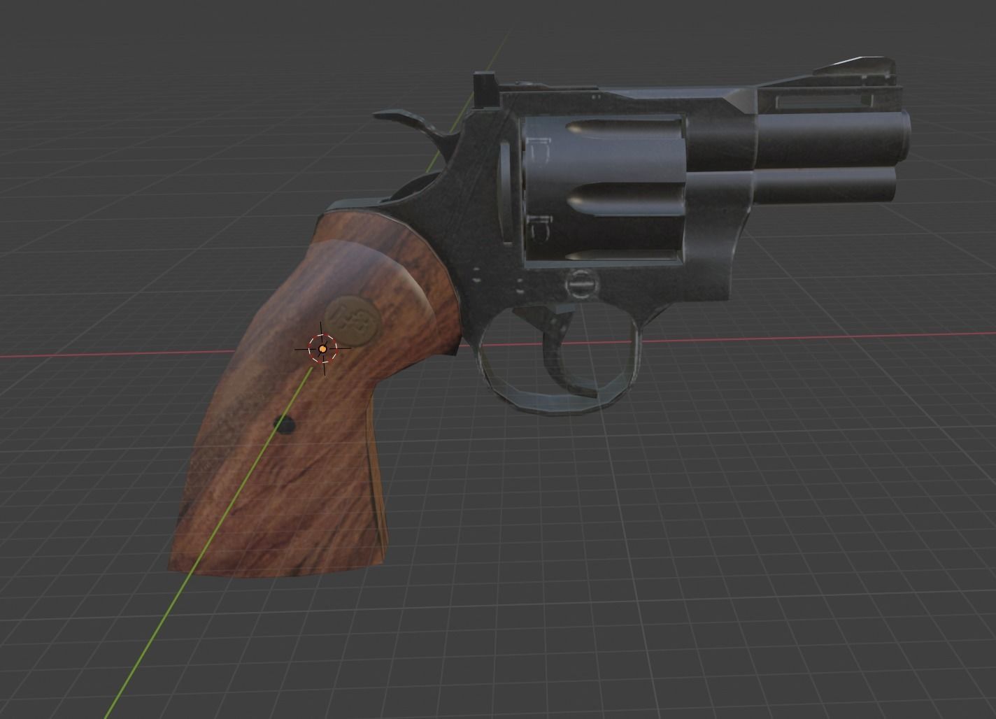 coltpython Low-poly 3D model_3