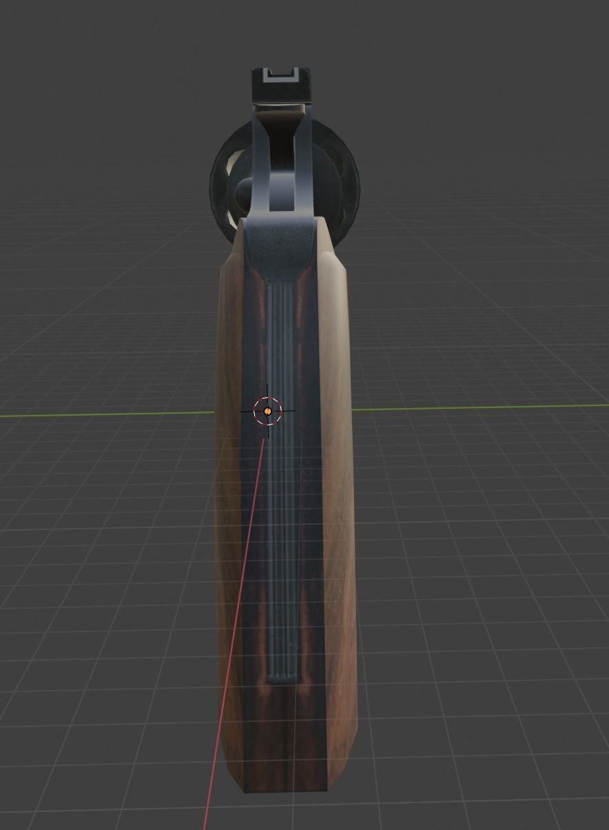 coltpython Low-poly 3D model_2