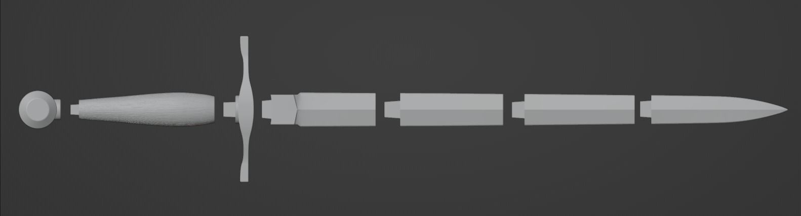 Elden Ring The Short Sword 3D Print 3D print model_3