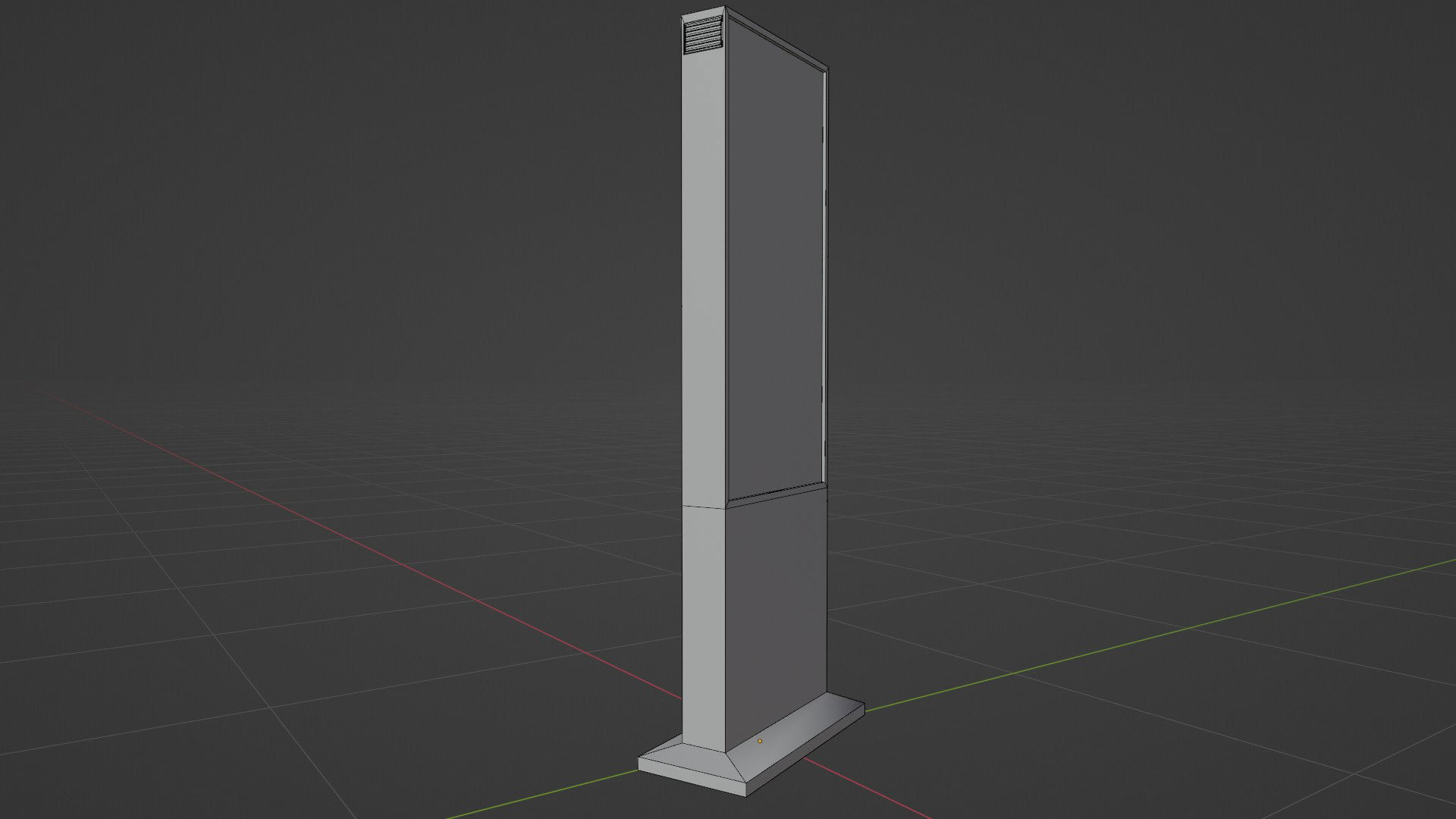 Digital Billboard 3D Model Low-poly 3D model_22