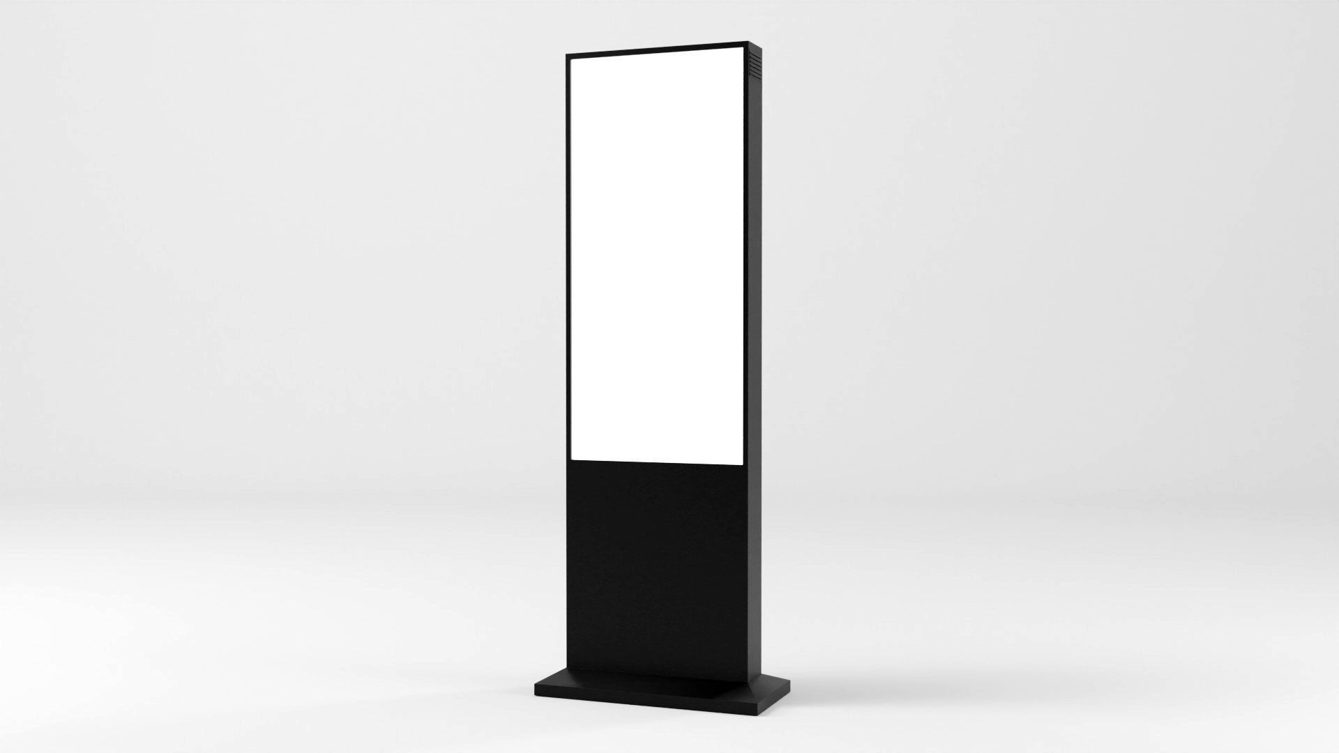 Digital Billboard 3D Model Low-poly 3D model_6