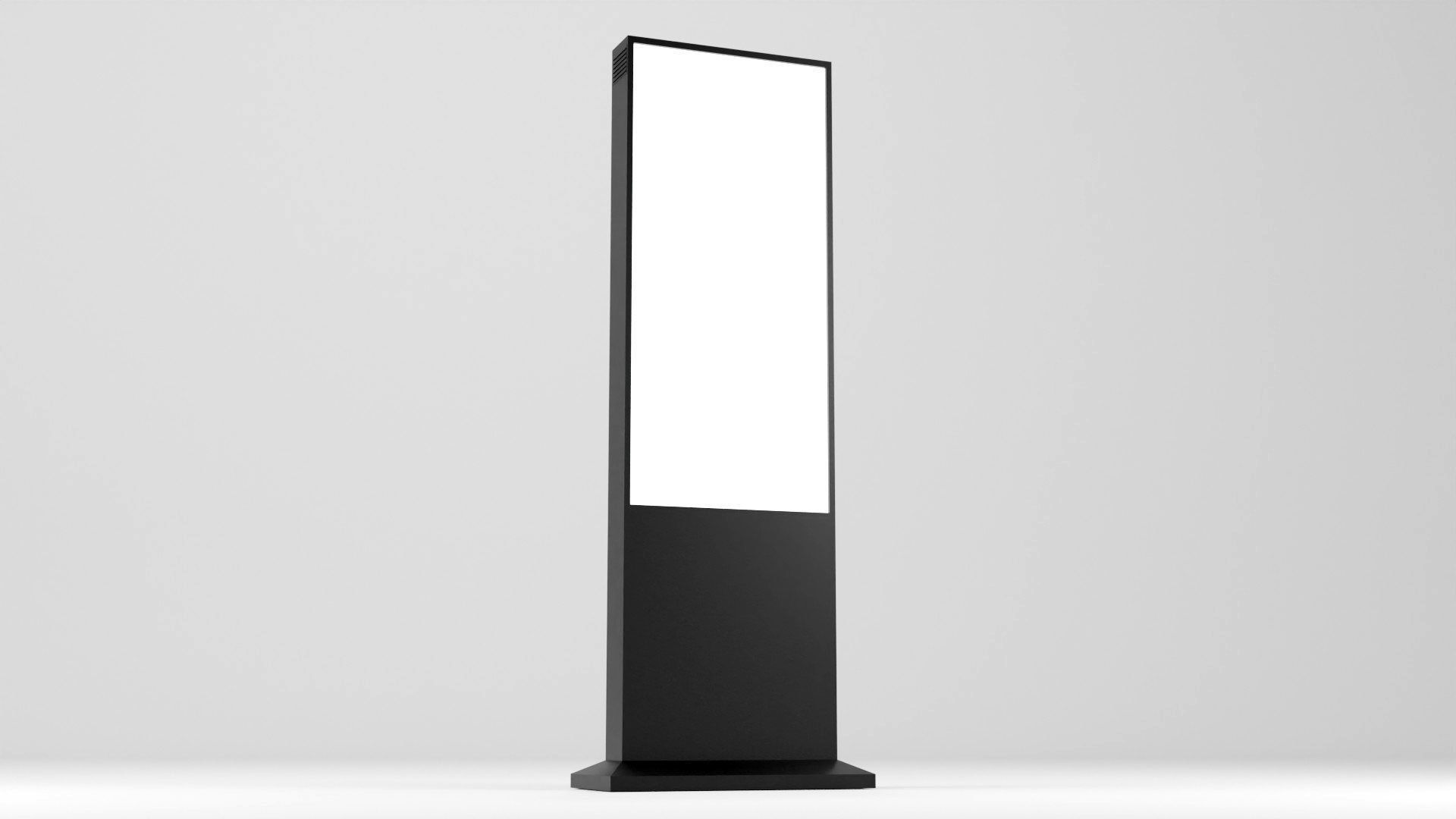 Digital Billboard 3D Model Low-poly 3D model_1