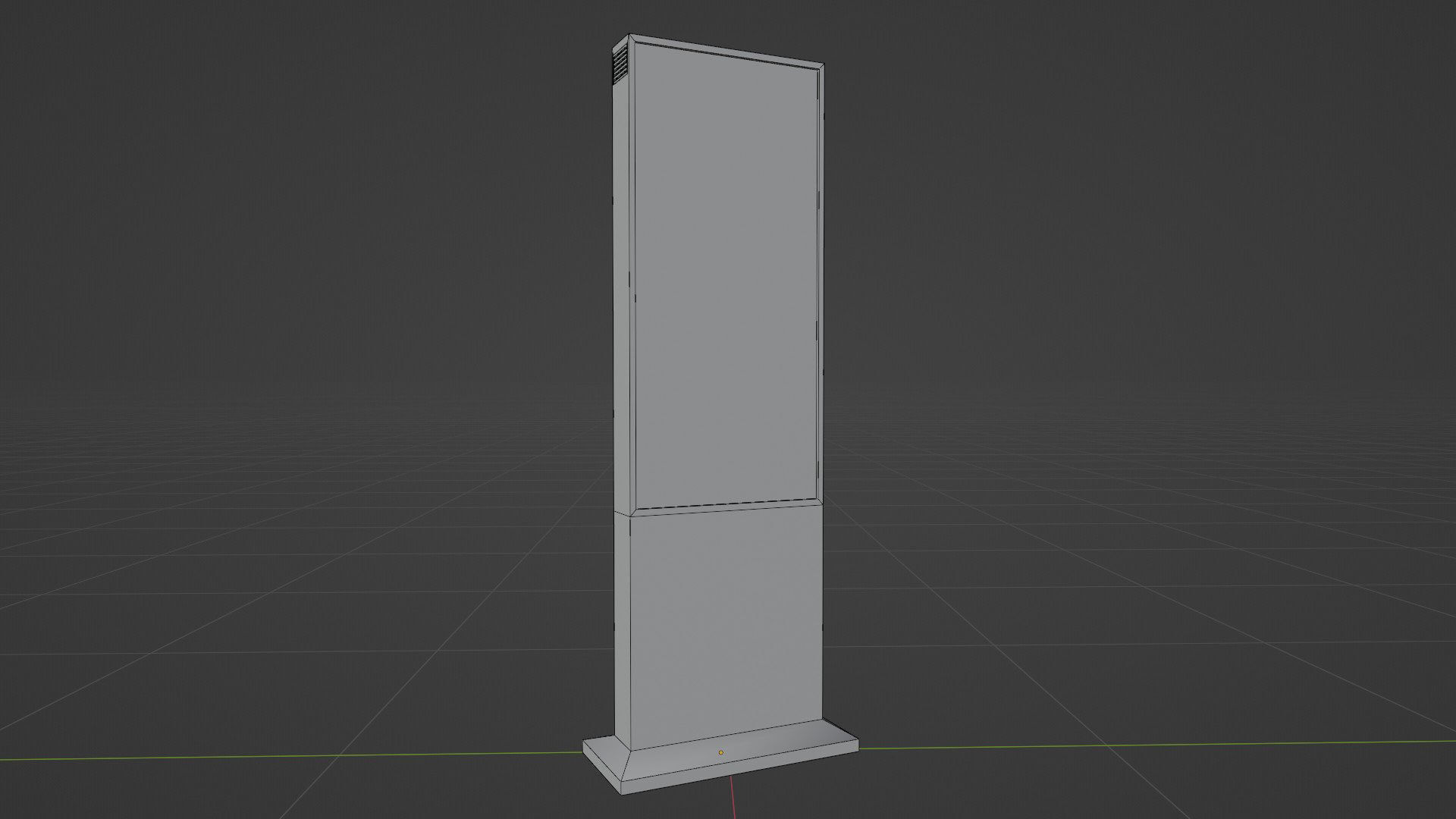 Digital Billboard 3D Model Low-poly 3D model_21