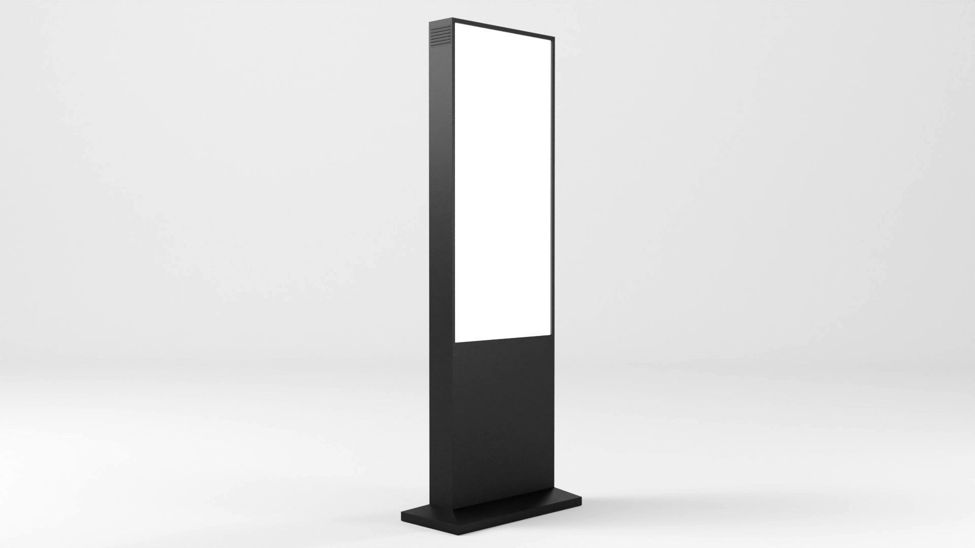 Digital Billboard 3D Model Low-poly 3D model_4