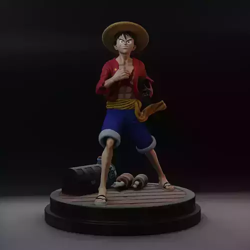 Luffy 3D print model
