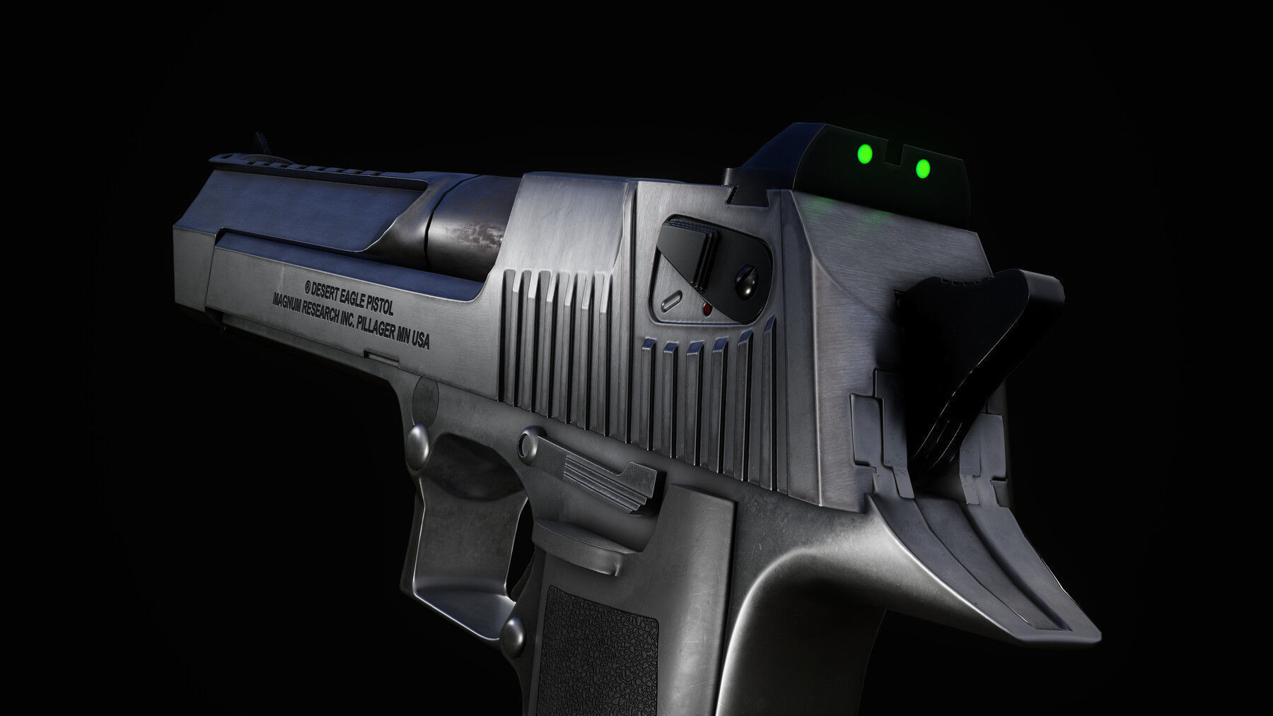 PBR Weapons pack Low-poly 3D model_7