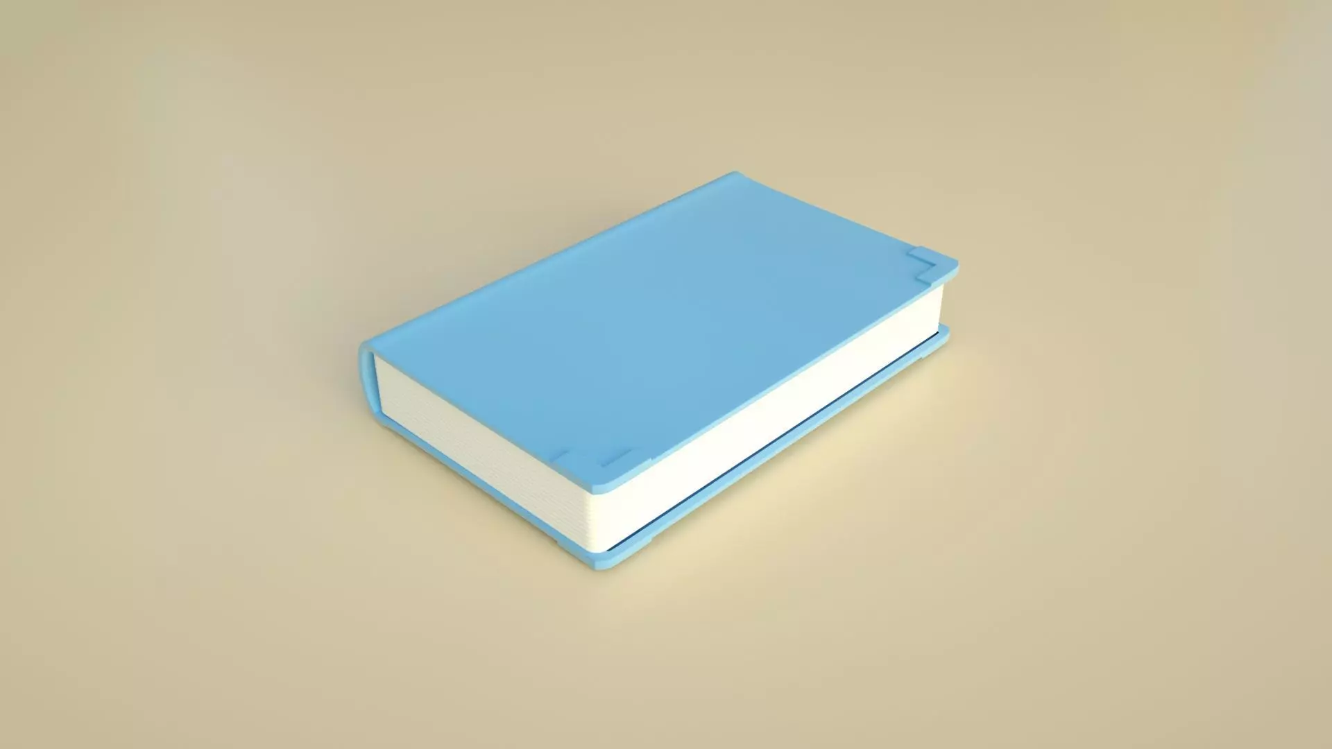 cartoon book 3D model_0