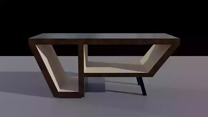 Table Low-poly 3D model