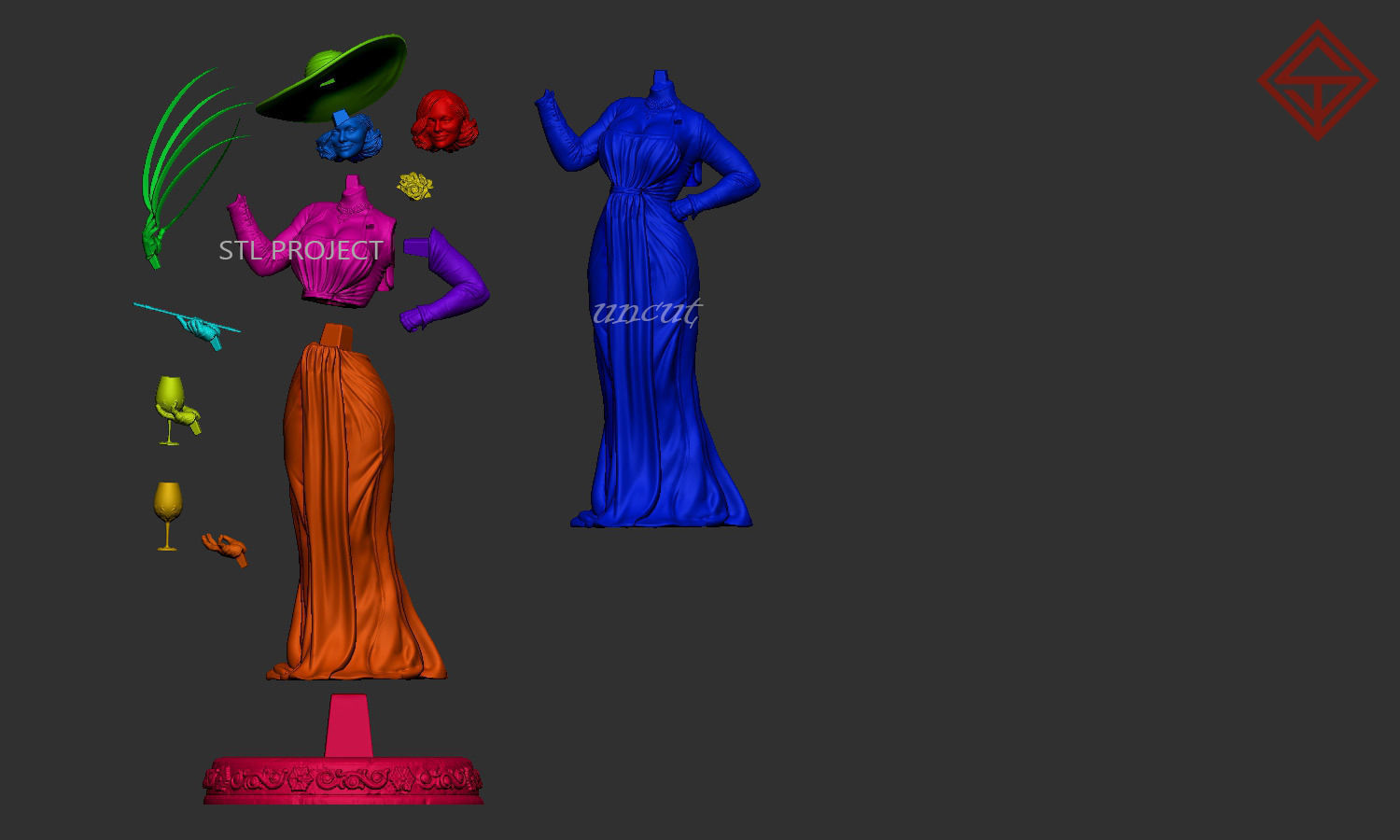 Big Lady 3D print model_4