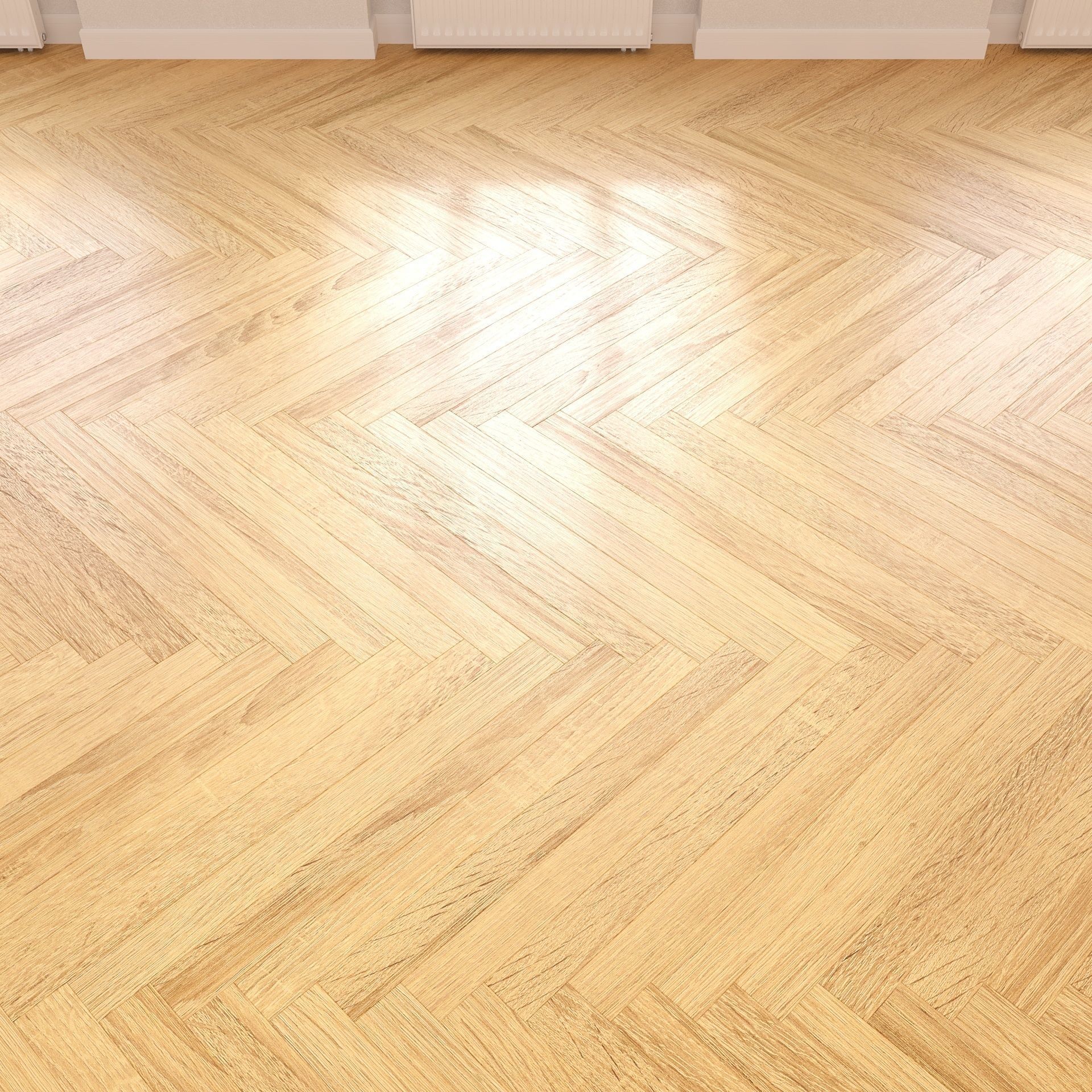 Parquet - Laminate - Wooden floor 2 in 1 Low-poly 3D model_3