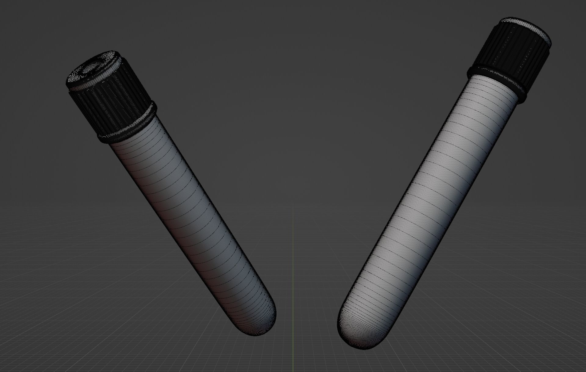 Blood Tubes Laboratory Chemistry Science 3D model_3