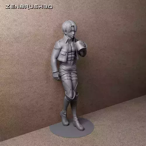 LEVI ACKERMAN - ATAQUE A TITAN -SHINGEKI NO KYOJIN - SNK 3D print model