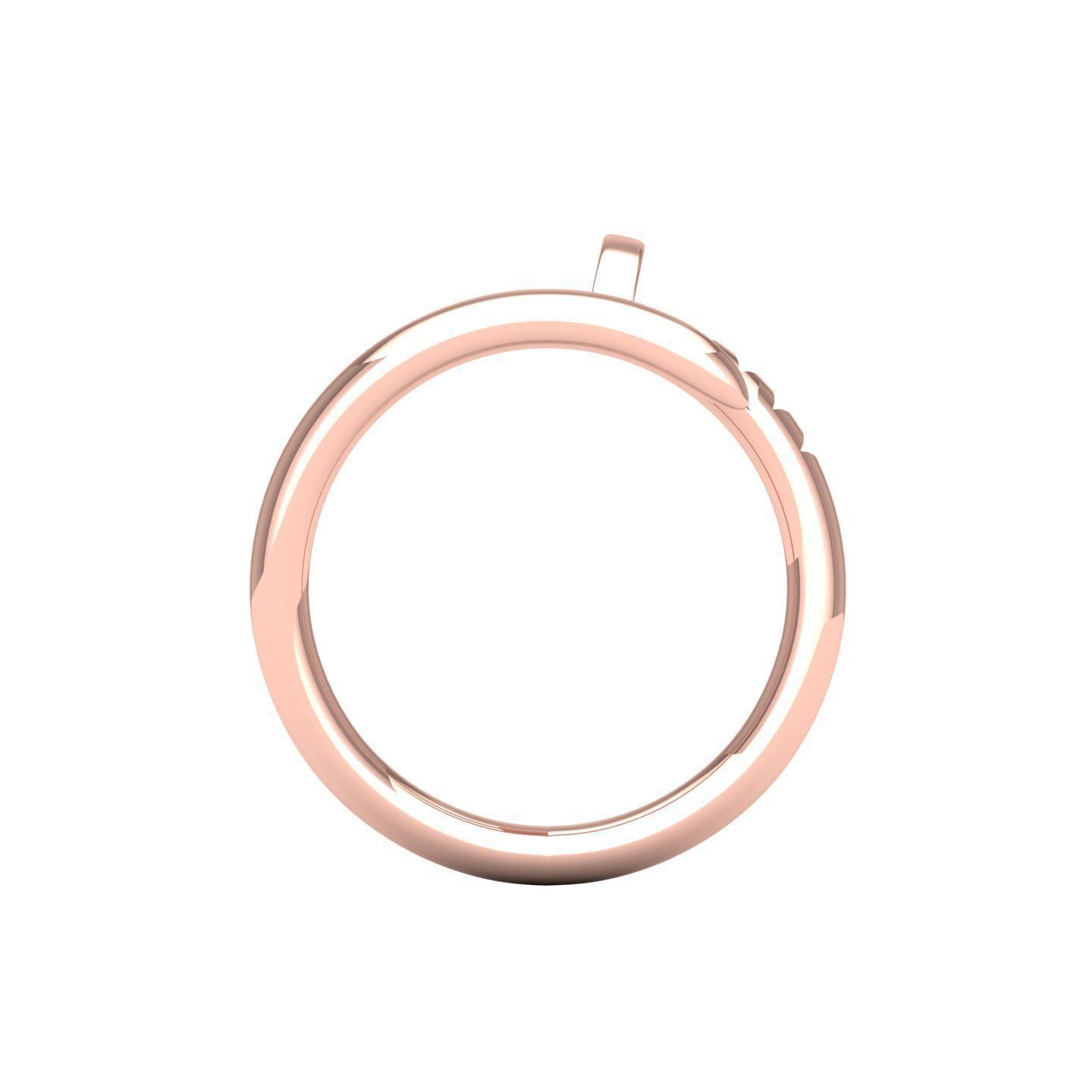 Wedding Ring 3D print model_6