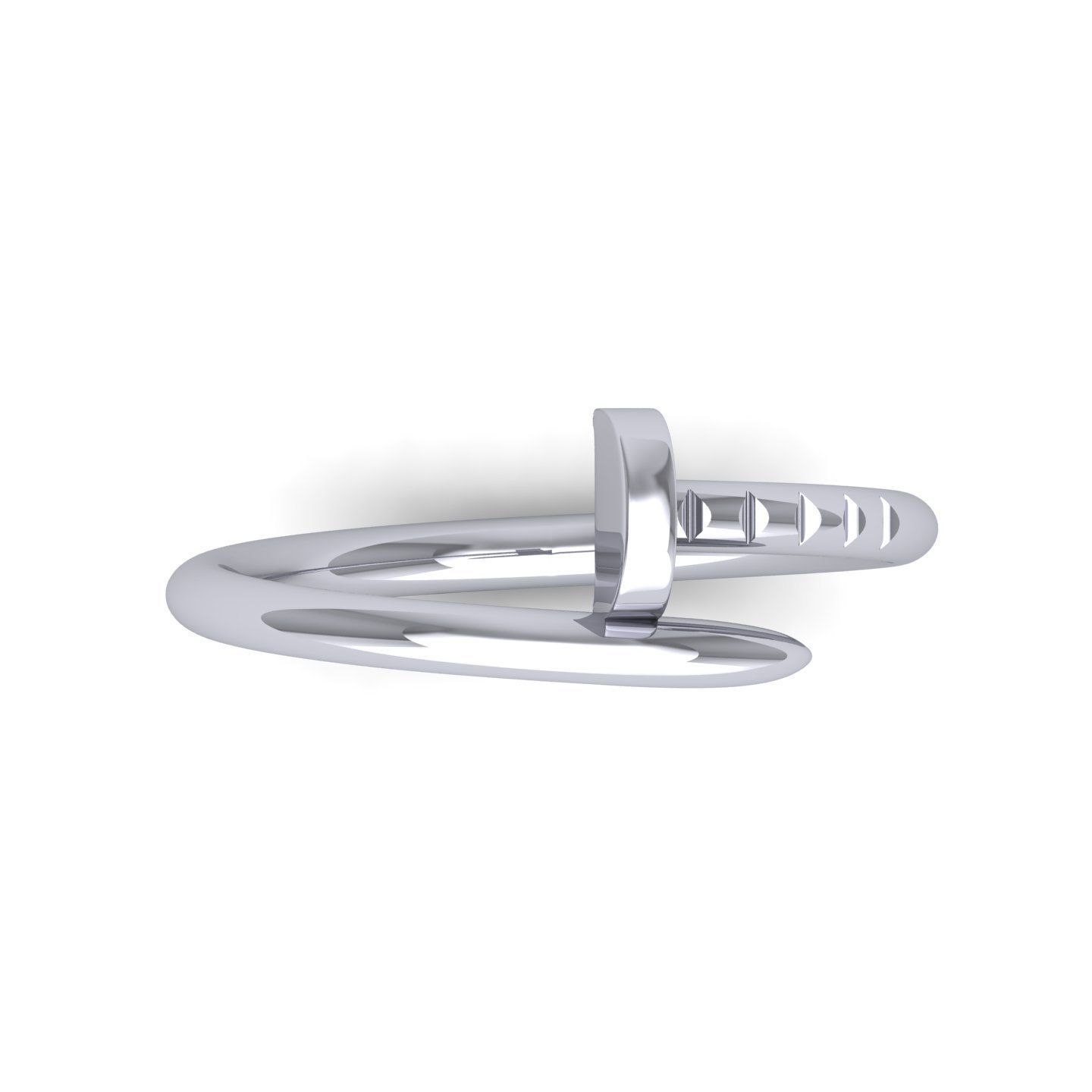 Wedding Ring 3D print model_3