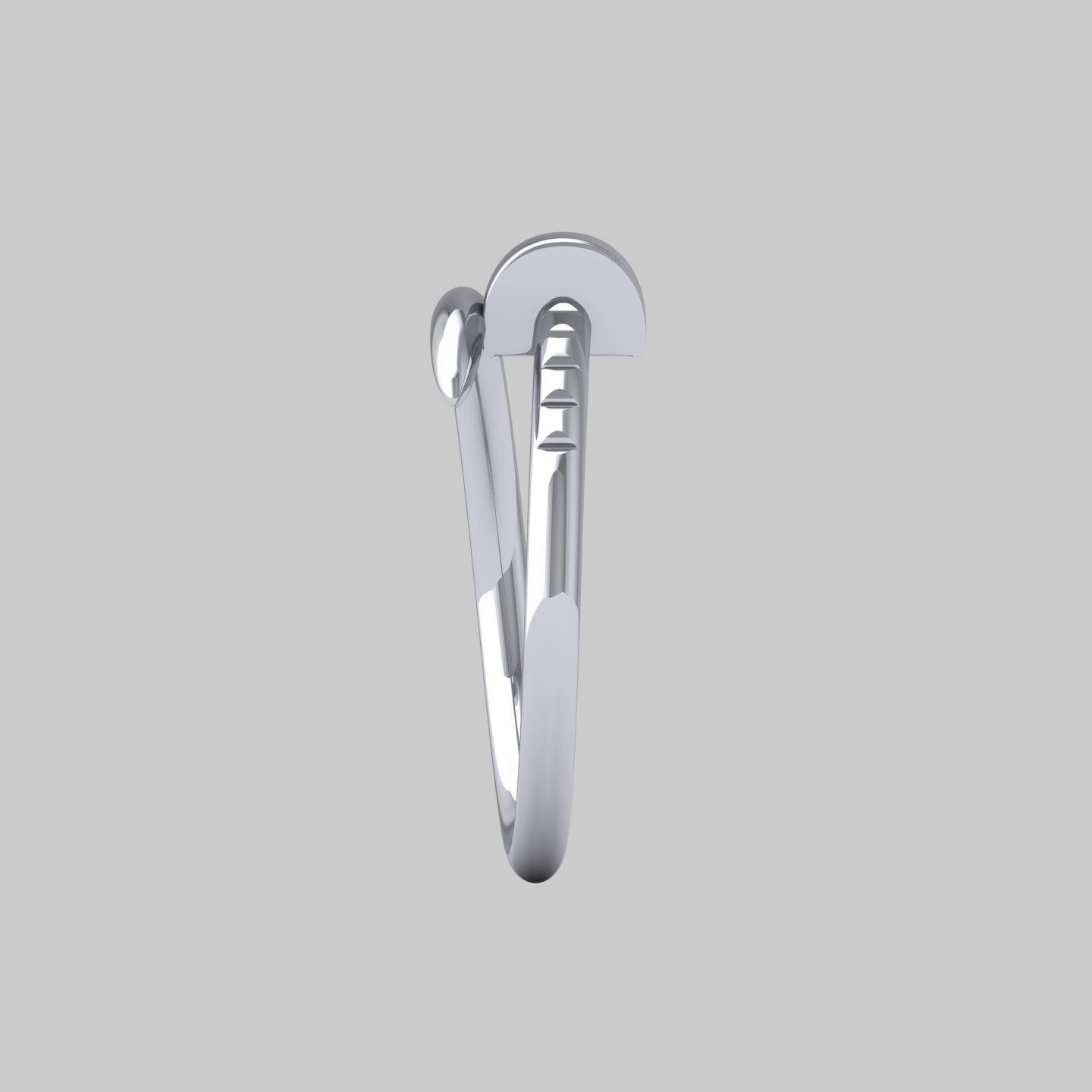 Wedding Ring 3D print model_10