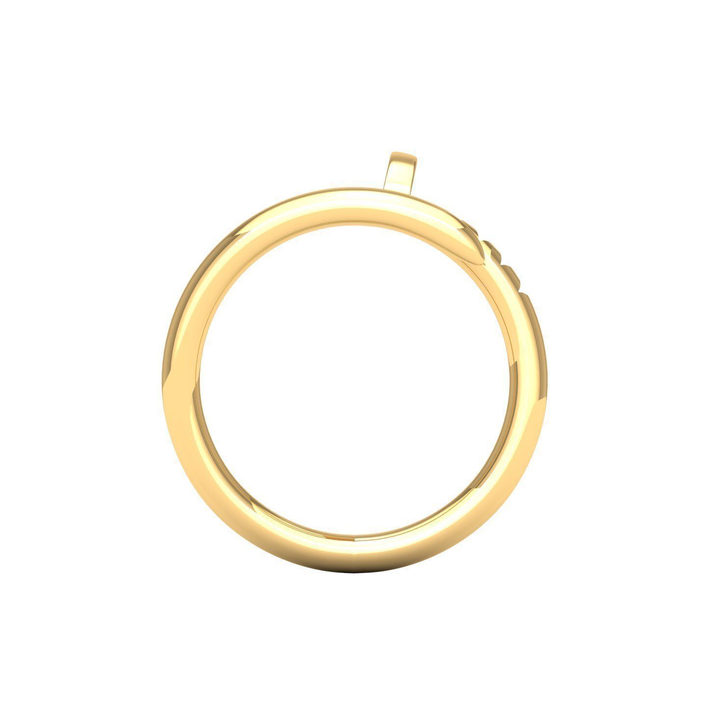 Wedding Ring 3D print model_8
