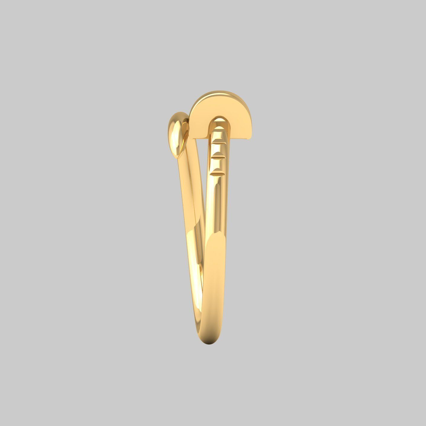 Wedding Ring 3D print model_11