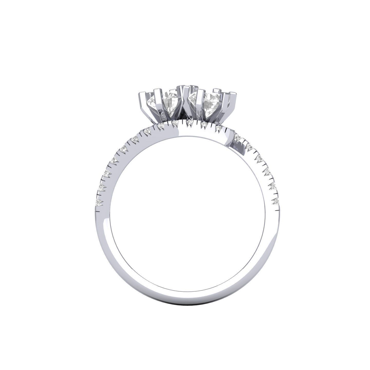 Wedding Ring  3D print model_6