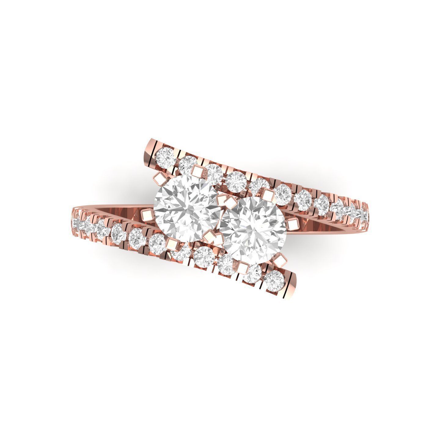 Wedding Ring  3D print model_3