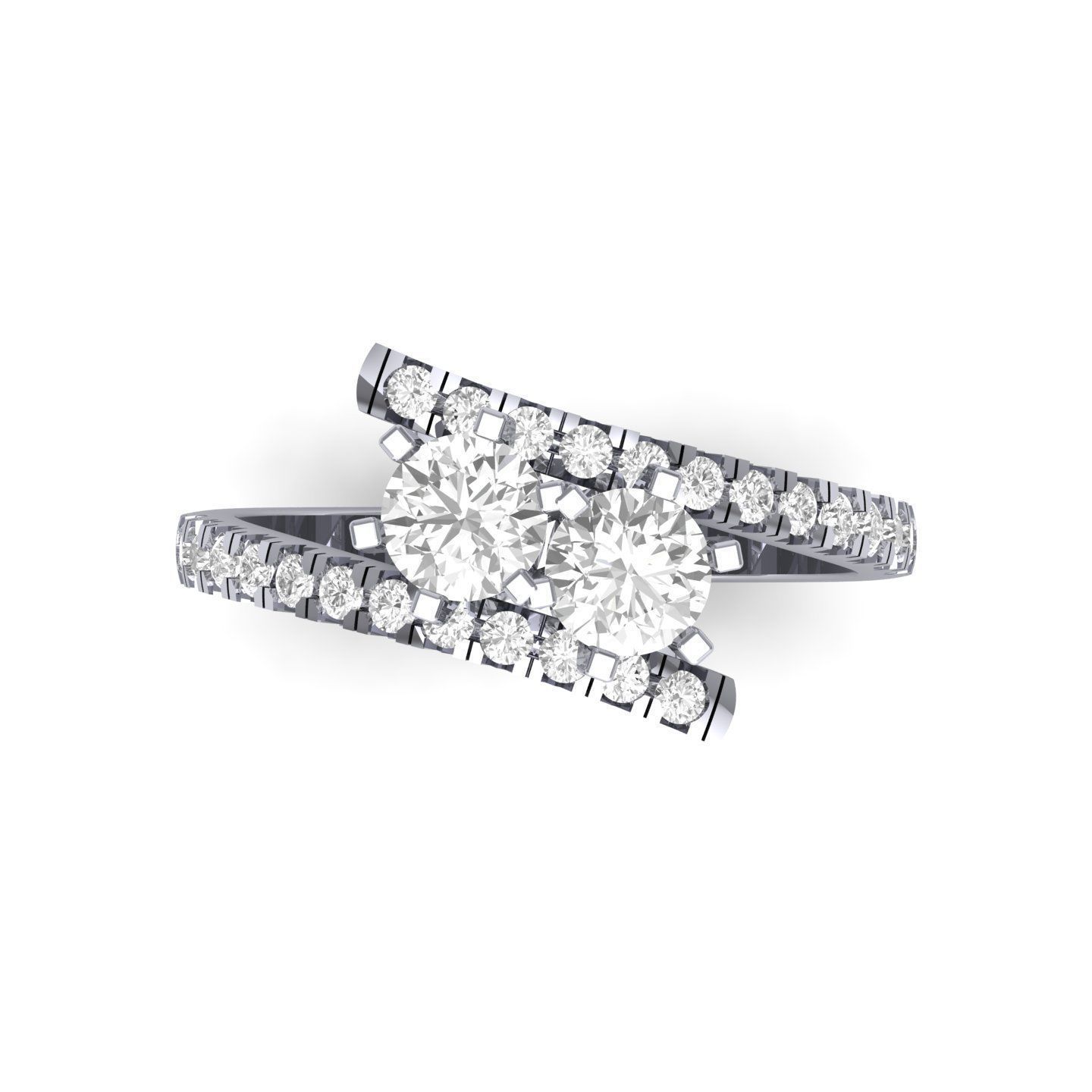 Wedding Ring  3D print model_5