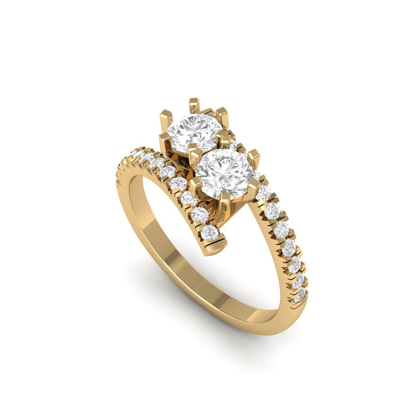 Wedding Ring  3D print model_1