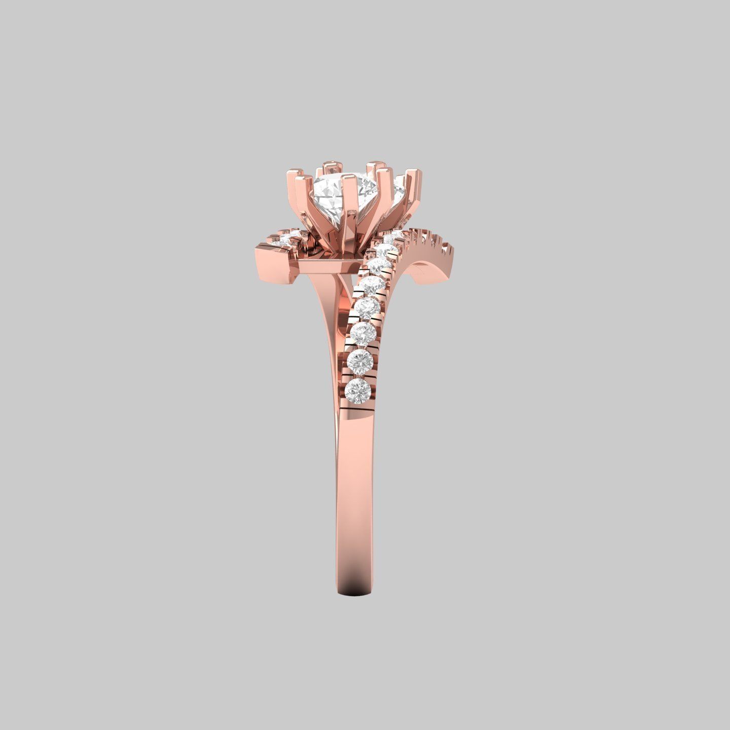 Wedding Ring  3D print model_10
