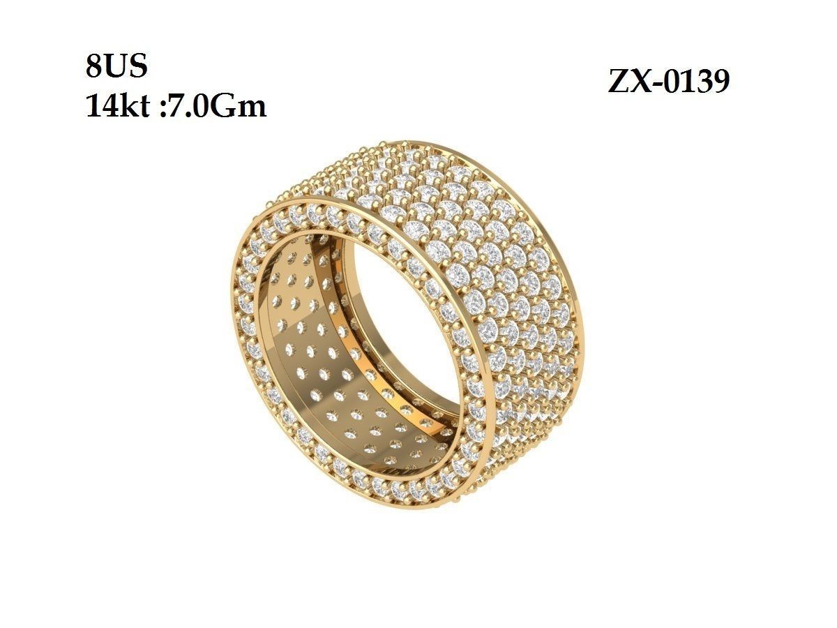 Wedding Ring  3D print model_1