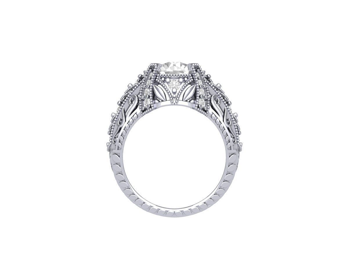 Wedding Ring  3D print model_7