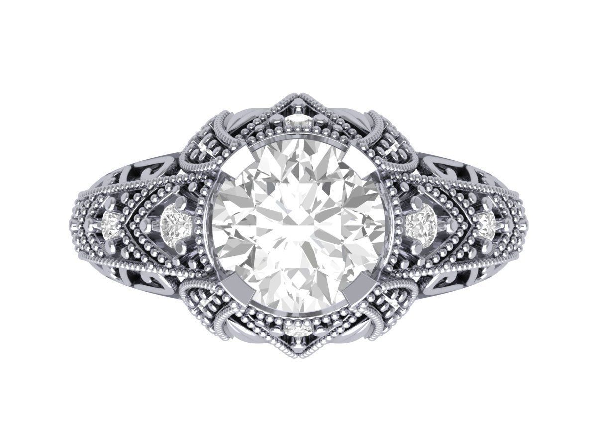 Wedding Ring  3D print model_3