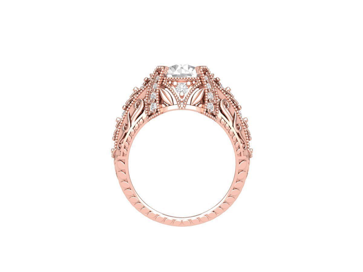 Wedding Ring  3D print model_6