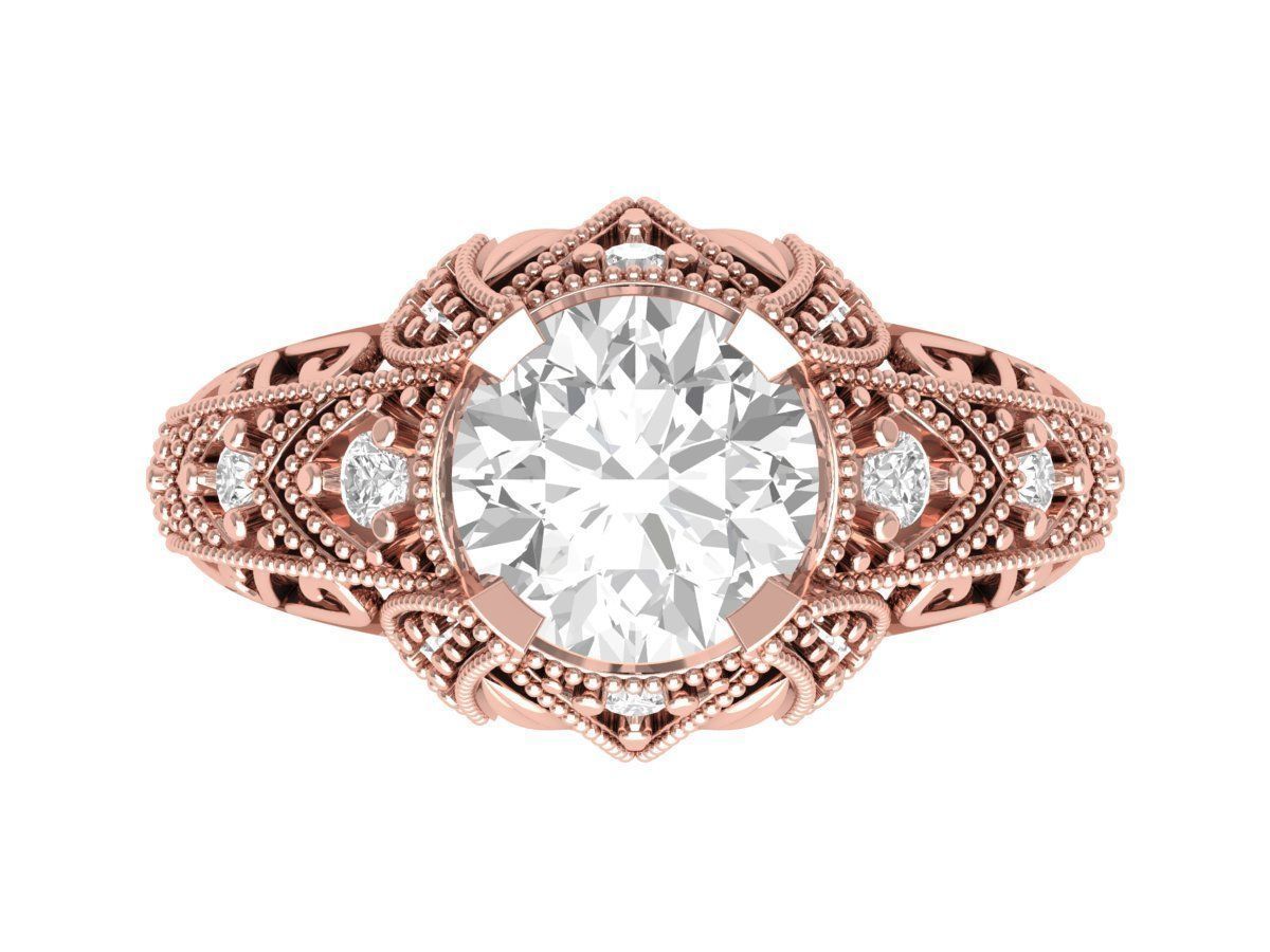 Wedding Ring  3D print model_4