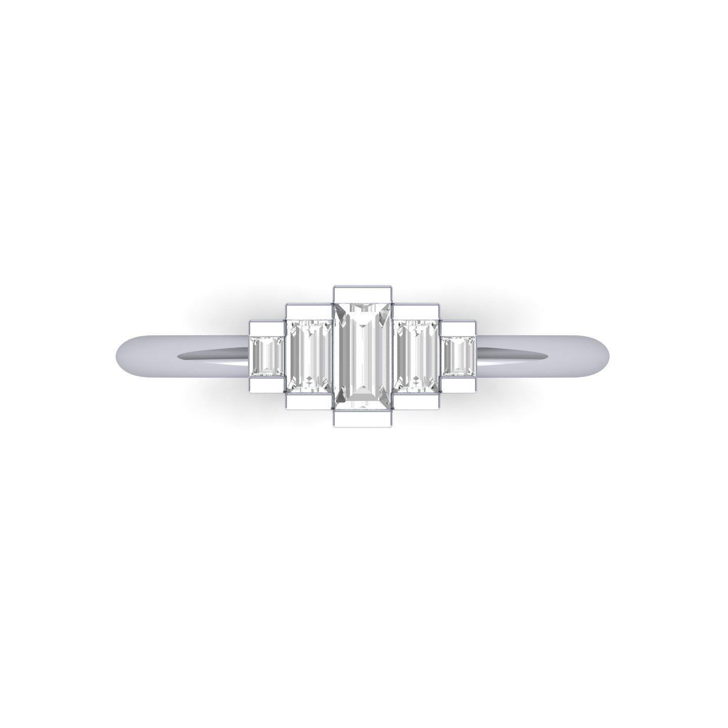 Wedding Ring 3D print model_4