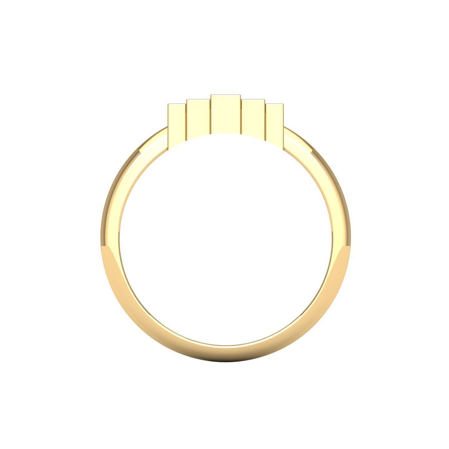 Wedding Ring 3D print model_8