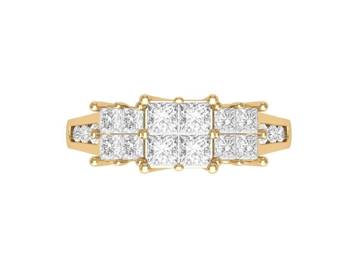 Wedding Ring  3D print model_8