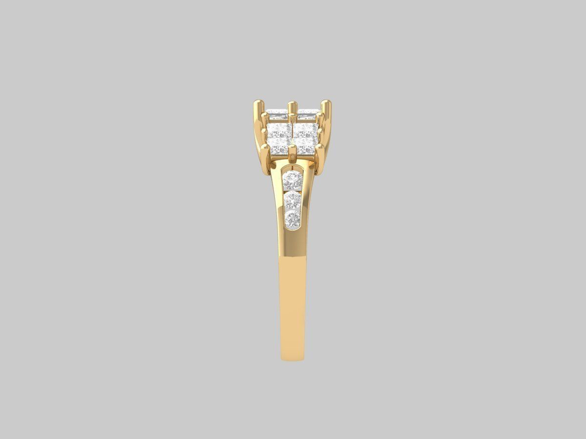 Wedding Ring  3D print model_11