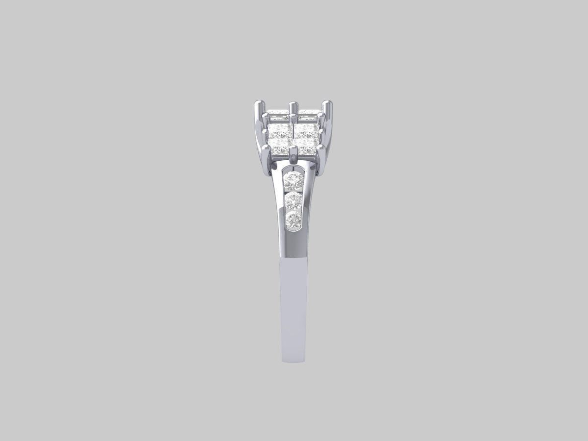 Wedding Ring  3D print model_10