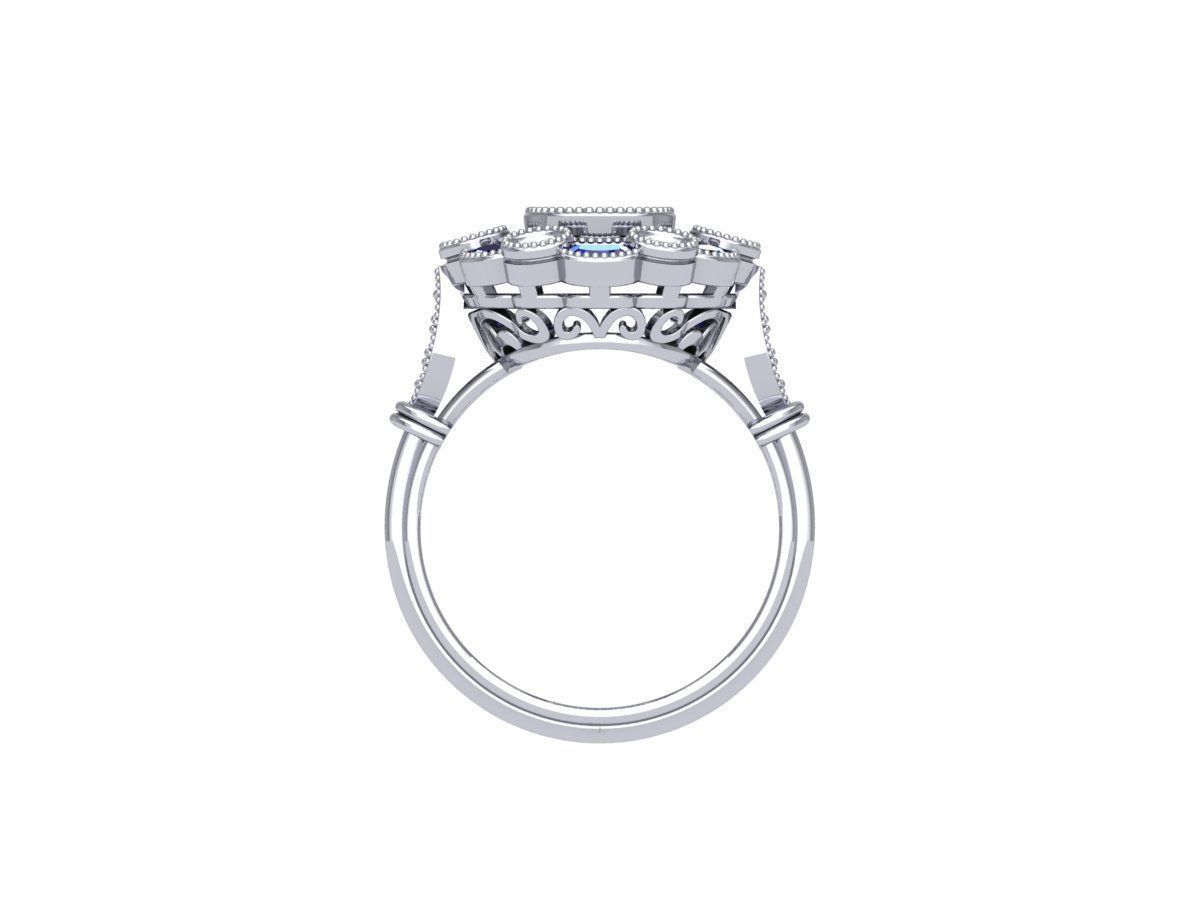 Wedding Ring  3D print model_7