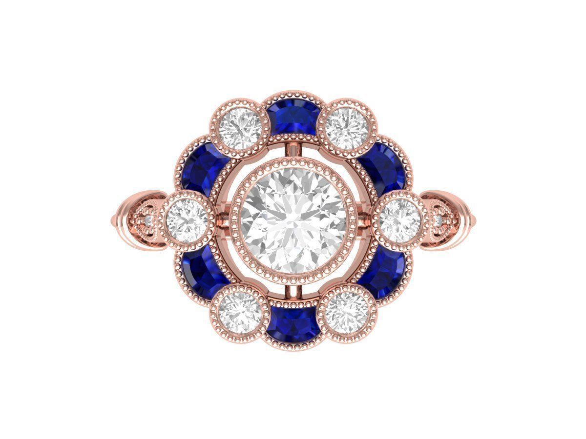 Wedding Ring  3D print model_5