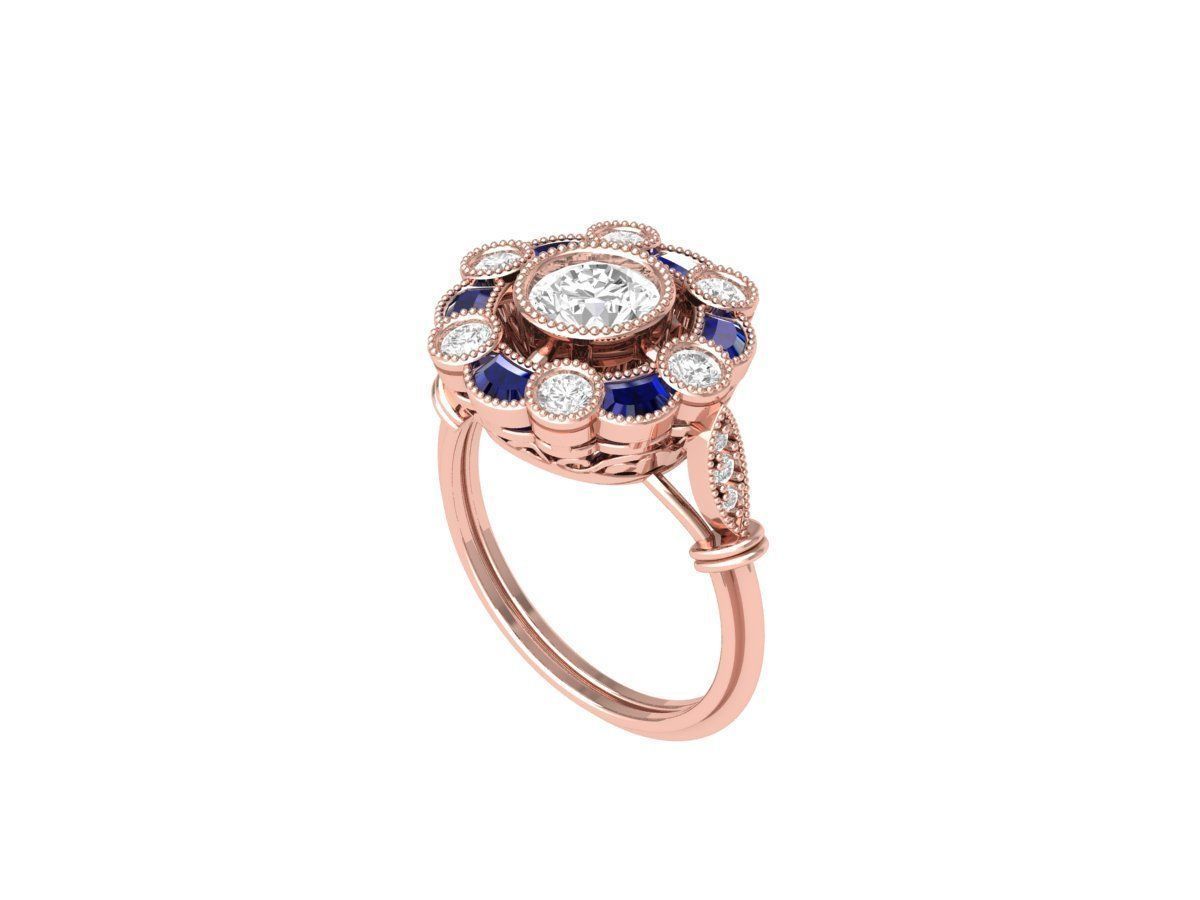 Wedding Ring  3D print model_1